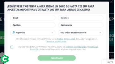 bet registrarse paso