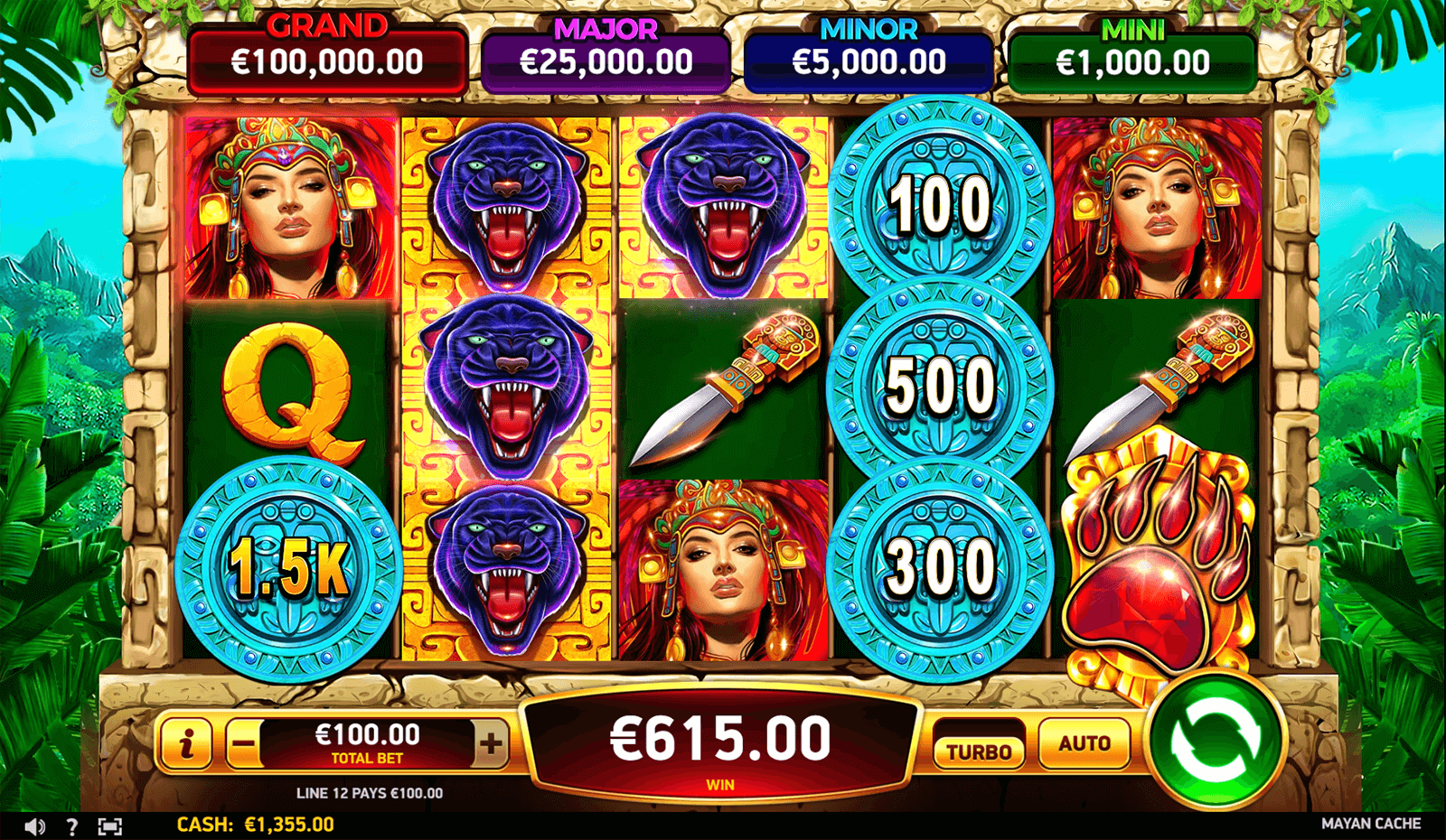 CasinoEnlineaHEX.com Mayan Cache Slot Demo