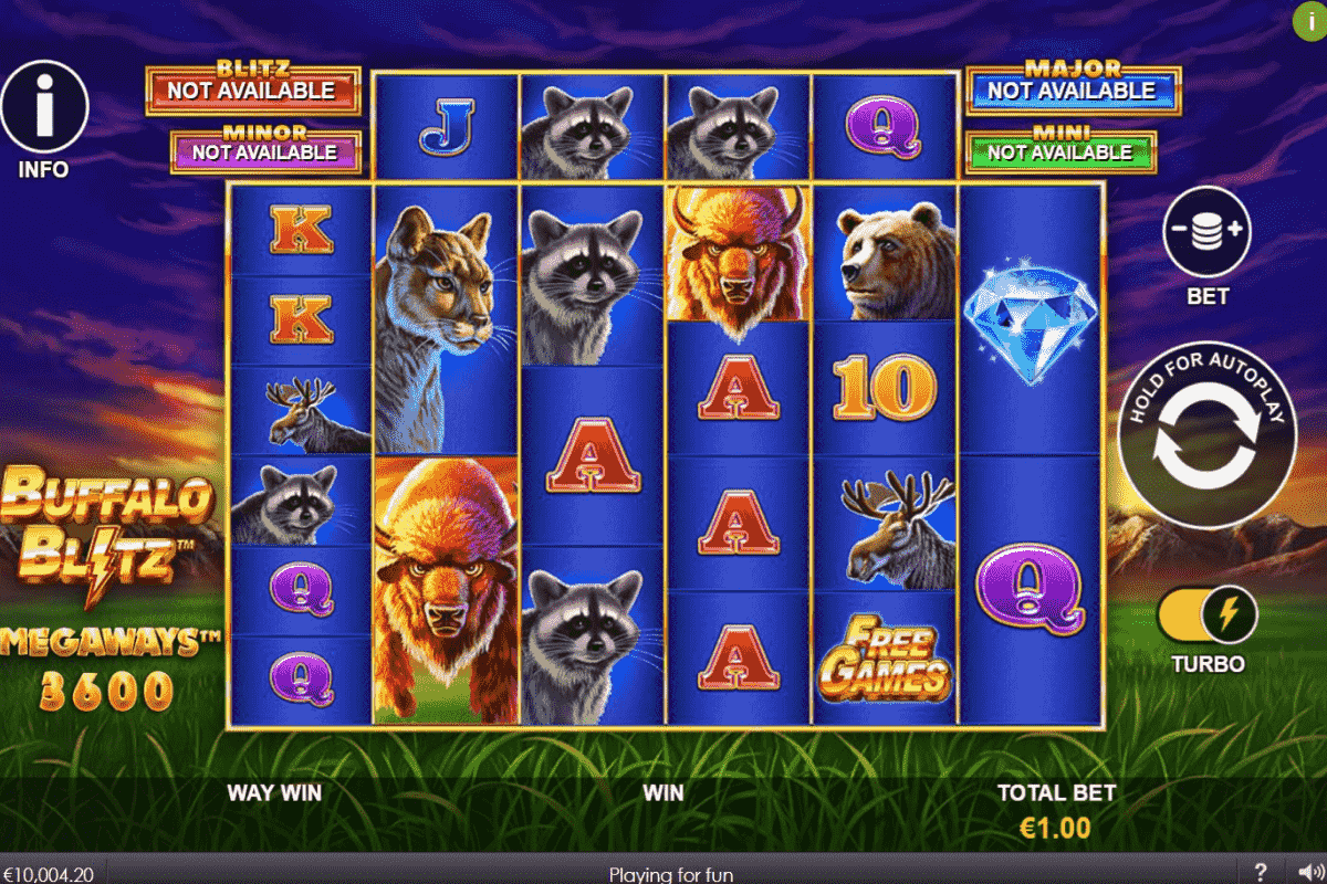 buffalo blitz megaways playtech