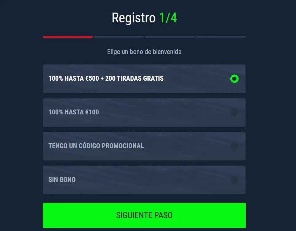 casinado registrarse