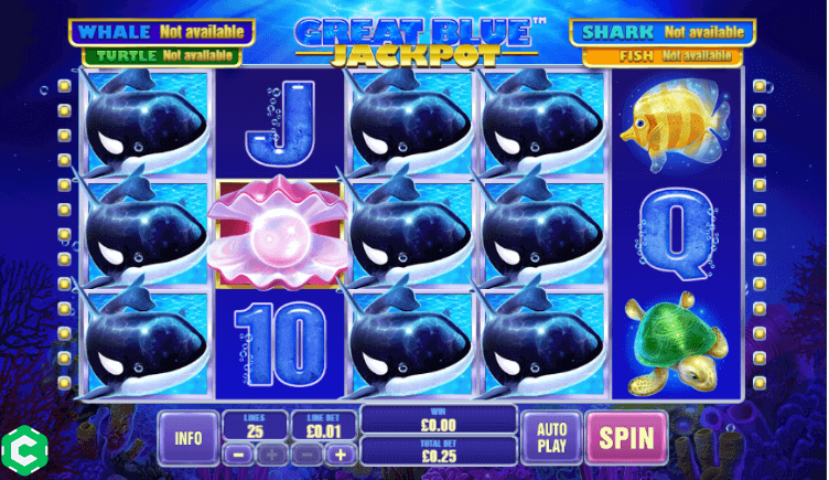 great blue jackpot