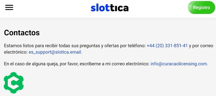 slottica entrar paso